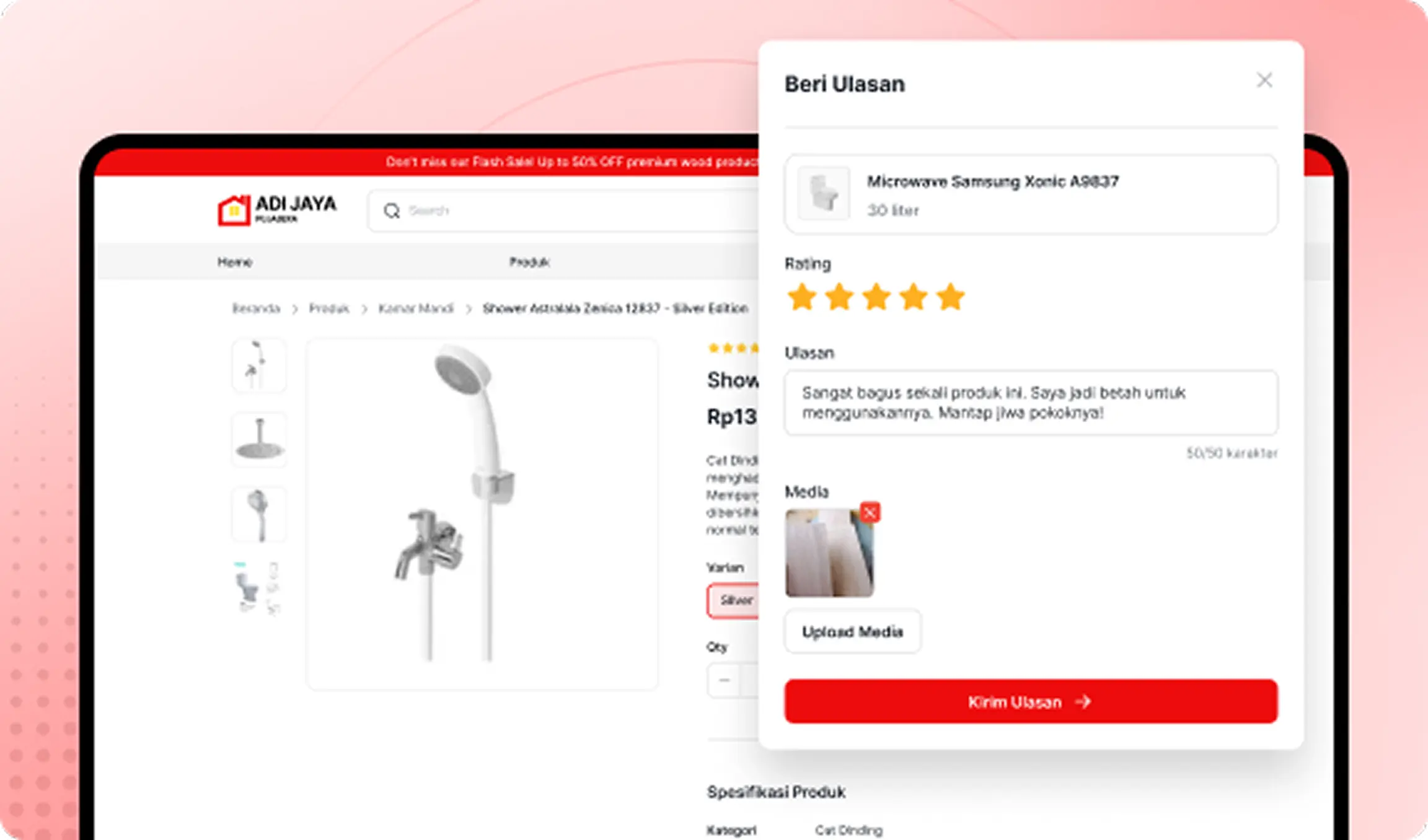 Customer Review & Rating